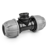 T-Stück für PE Rohr Innengewinde Bradas verschiedene Größen 7056 7049 7032 7025 7018 7001 6998 DSRA10T32F34