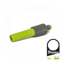 Spritzdüse Kunststoff Wasserspritze stellbar Steckkupplung Sprühspritze Spritzbrause LIME LINE BRADAS LE-4710