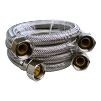 Edehlstahl Flexschlauch Druckschlauch 3/4" Panzerschlauch 2 Stk. Reventon FHHC-1525