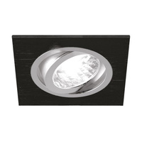 Einbauspot GU10 ALUM D BLACK/CHROME IDEUS 03590