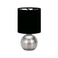 Tischlampe PERLO E14 SILVER/BLACK IDEUS 03290