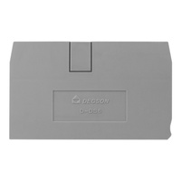 Endplatte für Reihenklemme 6mm2 DS6 DGN D-DS6-01P-11-00A(H)