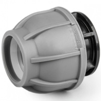 Endkappe für PE Rohre Verschraubung 50mm PN10 BRADAS DSRA10Z50