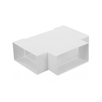 Flachkanal T-Stück Kanal 110x55mm 90° Bogen airRoxy 02-409