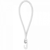 Spanngummi mit PVC Haken 0,4x25cm weiss Bradas BCH3-0425WH-E