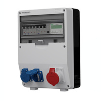 Stromverteiler TD-S/FI 1x16A 2x230V mit Stromzähler MID Doktorvolt DV-2510-D