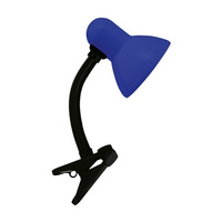 Schreibtischlampe mit Clips TOLA E27 BLUE CLIP IDEUS 02855