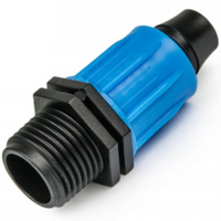 Verbinder auf 16mm PE Rohr Fitting Kupplung AG 1/2" Verschraubung Bradas DSWAQJ-L16M12