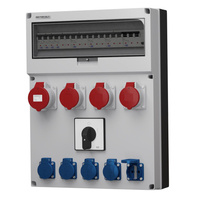 Stromverteiler GR-S/FI 3x16 1x32 5x230V Doktorvolt DV-6640-D