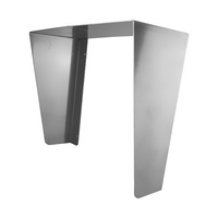 Wetterschutz 38x44x18 cm Dach Edelstahl Regenschutz Aufputz Doktorvolt DV-5602