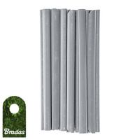 Befestigungsclips für Zaunblende 20 Stk hellgrau Bradas TOBK1920LGY