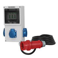 3x230V Mobiler Stromzähler 16A MID 5x2.5mm2 Doktorvolt DV-4319-ML