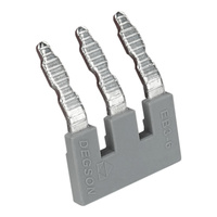 Einlegebrücke Steckbrücke Querverbinder 3-Polig für PC2.5 Reihenklemme EB3-5-11-00A(H)