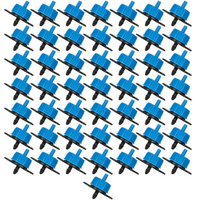 50x Tropfer mit Strömungslabyrinth 2l/h Außgang Emitter 4mm Micro Bewässerung DSE-TOD02-50