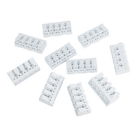 10 Stück Lüsterklemmen Leuchtenklemme 5-polig mit Hebel 0.75-2.5mm2 450V VDE DGN 10-DG238-10.0-05P