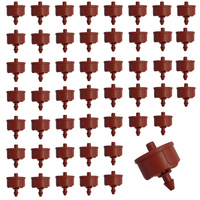 50x Garten Bewässerung Tropfer mit Druckausgleich 8l/h Emitter 5mm Bradas DSE-PCD08-50