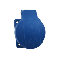 Mennekes Anbausteckdose Schuko Typ-F Klappdeckel Steckdose Blau 230V IP54 11031