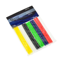 Klebesticks Heißkleber Heißklebestifte Klebepatronen bunt 7mm 12 Stück G20114