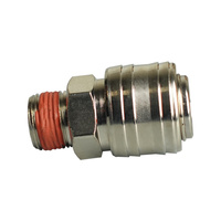 Schnellkupplung Druckluft weiblich AG 3/8" mit Dichtung G03422