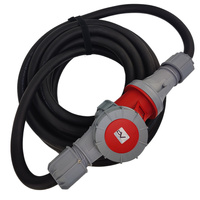 CEE Verlängerungskabel Kabel 10m 63A IP67 Starkstromkabel 5x16mm2 PCE Doktorvolt® DV-4759-CEE-63