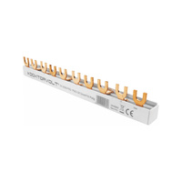 3P Phasenschiene Gabel 10-polig 12mm² PS/G Schiene Sammelschiene 80A DV-2626-PSG