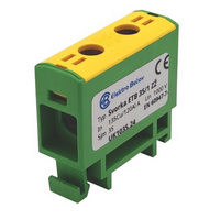 Hauptleitungsklemme Anschlussklemme ETB 35/1 Al/Cu Universalklemme elektroinstallation 2 Löcher Elektro Becov UK1035.24