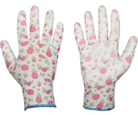 Gartenhandschuhe Schutzhandschuhe PURE PRETTY Arbeitshandschuhe Polyurethan Größe 8 BRADAS RWPPR8