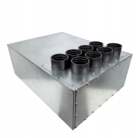 LÜFTUNGSVERTEILER VERTEILERKASTEN 8X75 Ø160 WÄRMERÜCKGEWINNUNG E-KRTZP-8X75/160-OC