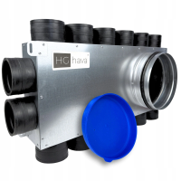 Lüftungsverteiler Verteilerkasten 14x75 Ø200 Wohnraumlüftung Luftverteiler E-KRR-14x75/200-OC