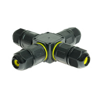 Hermetischer 4-fach Kabelverteiler RKH3-4SS IP68 3-polig schraubenlos W-00401