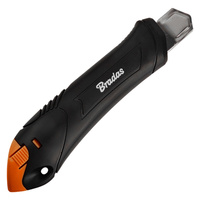 Cuttermesser 18mm Bradas Tapetenschneider Abbrechklinge Teppichmesser universal schwarz DIY-KN1823