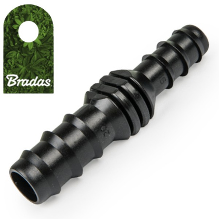 Steckverbinder 20mm auf 16mm Reduktion Tropfrohr Schlauchverbinder gerade Tropfschlauch Perlschlauch Bradas DSWA01-2016L