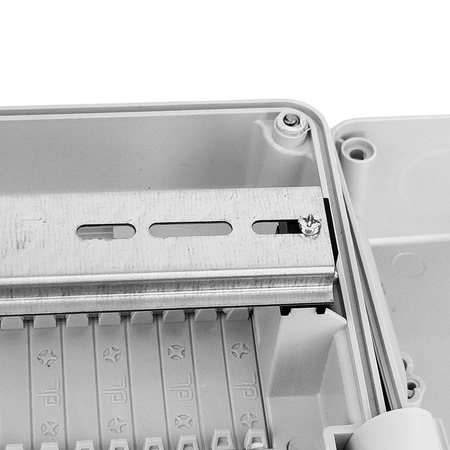 Stromverteiler leeres Gehäuse 1x14 Module mit Handgriff IP44 300x340mm TP Electric 3710-000-0000