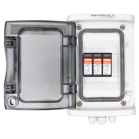 Solar Anschlusskasten PV DC 1000V 1x T2 Phoenix 1-String PG Doktorvolt DV-4357-FOT