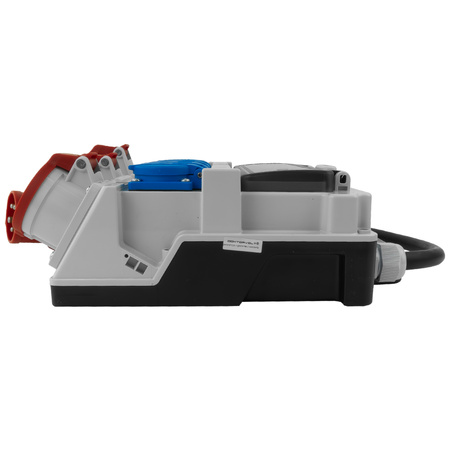 Stromverteiler FI-Schutzschalter Baustromverteiler TR-S/FI 4x230V 3x400V 1x32A/2x16A Doktorvolt DV-7266-D