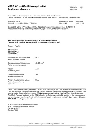 10x Lüsterklemme 2,5mm2 12P mit Kabelschutz VDE/UL DGN 5439