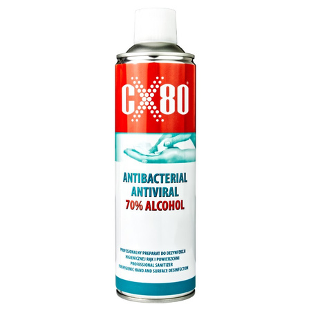500 ml Antibakterielles und antivirales Desinfektionsmittel für Hände und Flächen 70% Alkohol CX80 CX80-48086