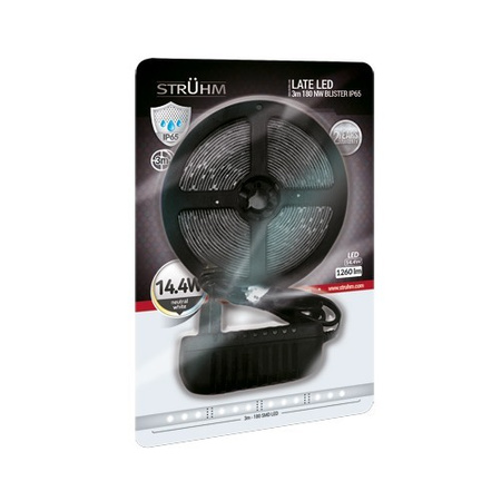 Dekorative Band Streifen LATE LED 3M 180 NW IP65 BLISTER 4000K IDEUS 03582