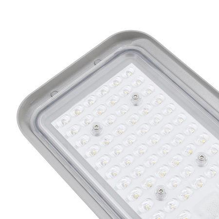 Straßenleuchte Straßenlaterne Straßenlampe JAZMIN 50W 4000K 6750LM IP65 Hellgrau C82-JAZ-050LG-4K