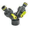 Y-Stück 3/4 mit 2 Ventilen LIME LINE BRADAS LE-02220K