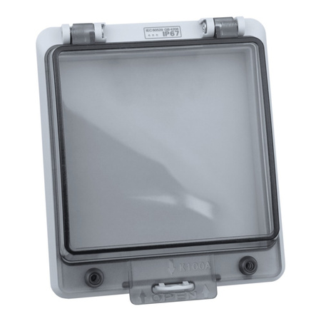 Betätigungsklappe Klappfenster 100x100 mm IP67 Doktorvolt DV-5989