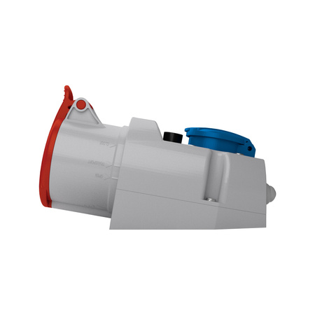 Kombi Wandsteckdose 32A/ 5-polig 1x230V Schuko IZVZ-S 3253 DV