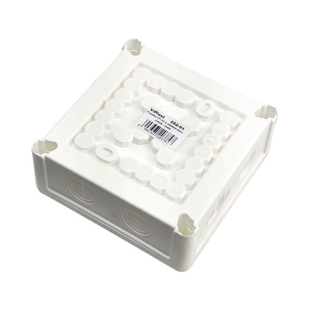 Abzweigkasten Aufputz Dose IP55 ViPlast 8 Eingängen Weiß 052-01