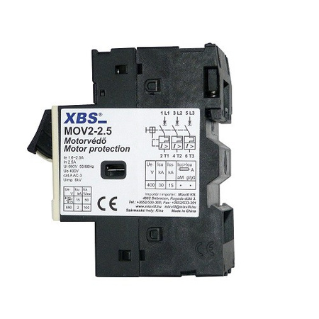 Motorschutzschalter Motorschutz MOV 1.6-2.5A MS-Schalter XBS MOV2-2.5