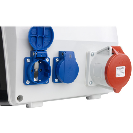 Stromverteiler pTD-S 32A 2x230V 3P Zähler mit SIEMENS und MENNEKES Doktorvolt DV-4791-D