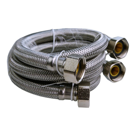 Edehlstahl Flexschlauch Druckschlauch 3/4" Panzerschlauch 2 Stk. Reventon FHHC-1525