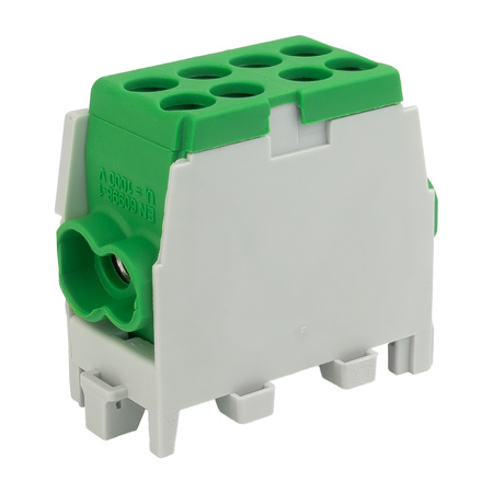 Hauptleitungsklemme Abzweigklemme HLAK 25-1/2 M2 grün Klemmblock Verteilerklemme 1P 1,5-25 mm2 1,5-16mm2 Pollmann 208 2080138