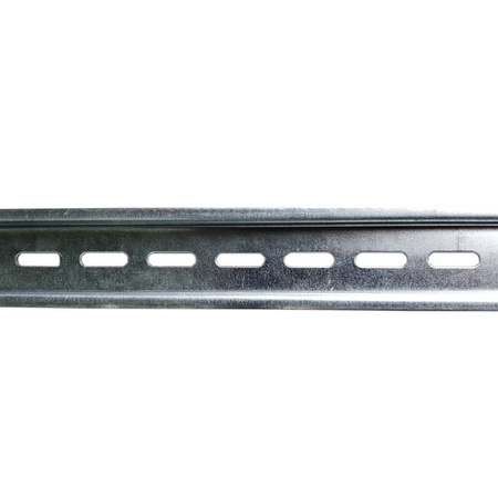 Tragschiene Hutschiene DIN-Schiene TH35 30cm gelocht perforiert verzinkte DIN-Tragschiene Doktorvolt DV-0946-TH-P