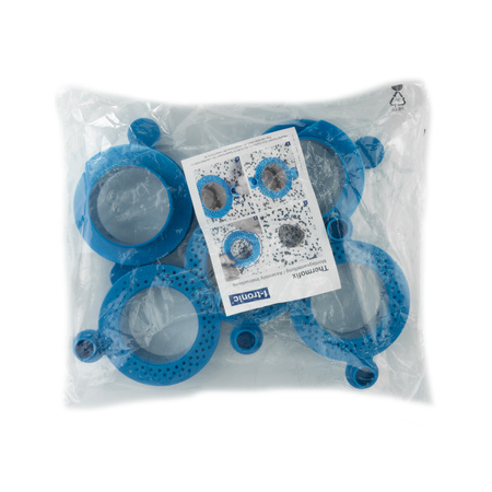 F-tronic TF-1 Installationshülse für gedämmte Fassaden Thermofix für Installation von Ø68mm Unterputzdosen in WDVS Dämmstoffe EPS blau 1 Stück 7810051