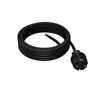 Anschlusskabel 4,5m IP44 mit geradem Stecker 250V 16A 3x1 mm² H05RR-F PP-40H Schwarz W-97268
